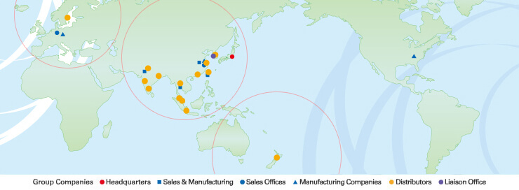 Distributors in Asia