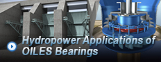 Hydropower bearings Applications